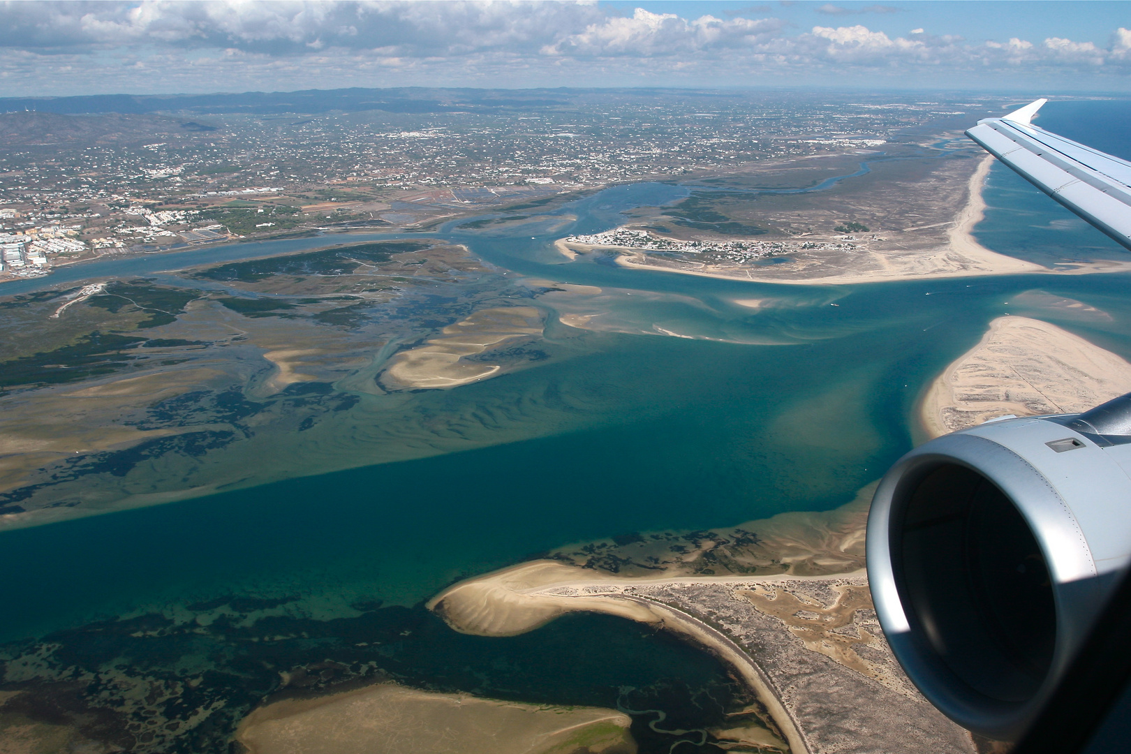 Anflug auf Faro