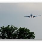 Anflug auf Finkenwerder.