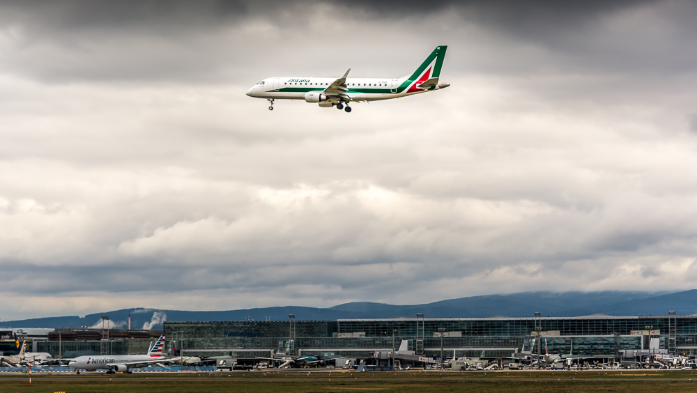 Anflug auf Fraport