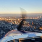 Anflug auf Freiburg