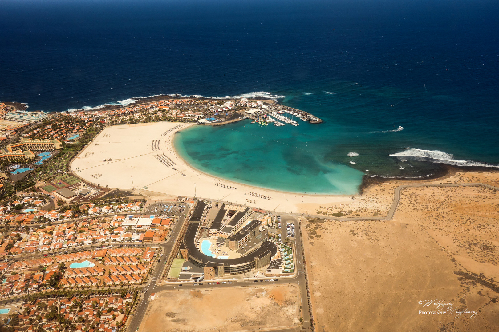 Anflug auf Fuerteventura