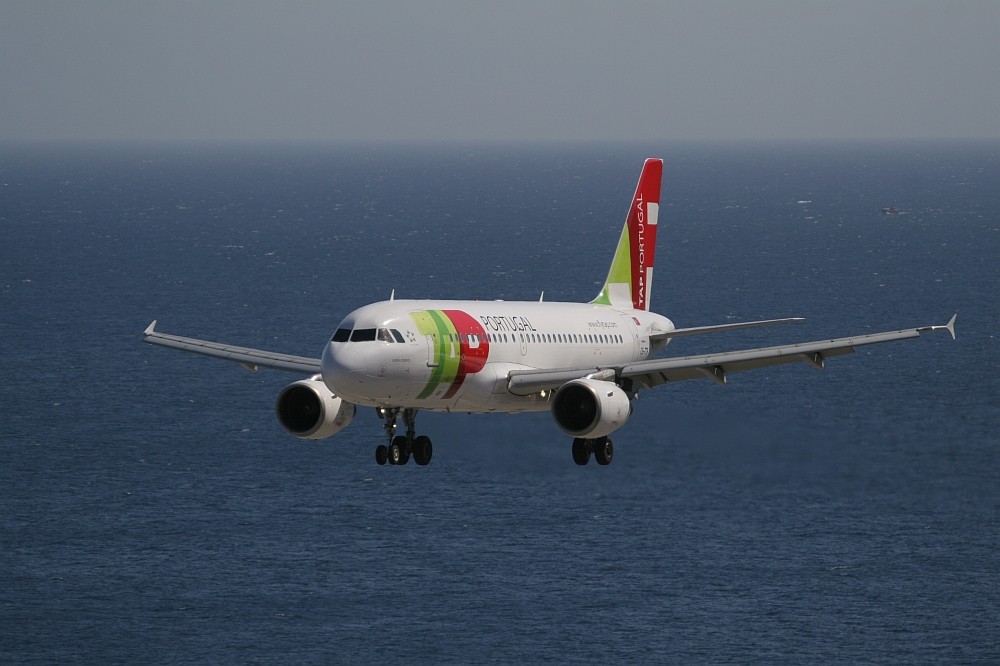 Anflug auf Funchal (Madeira)