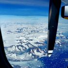Anflug auf Grönland