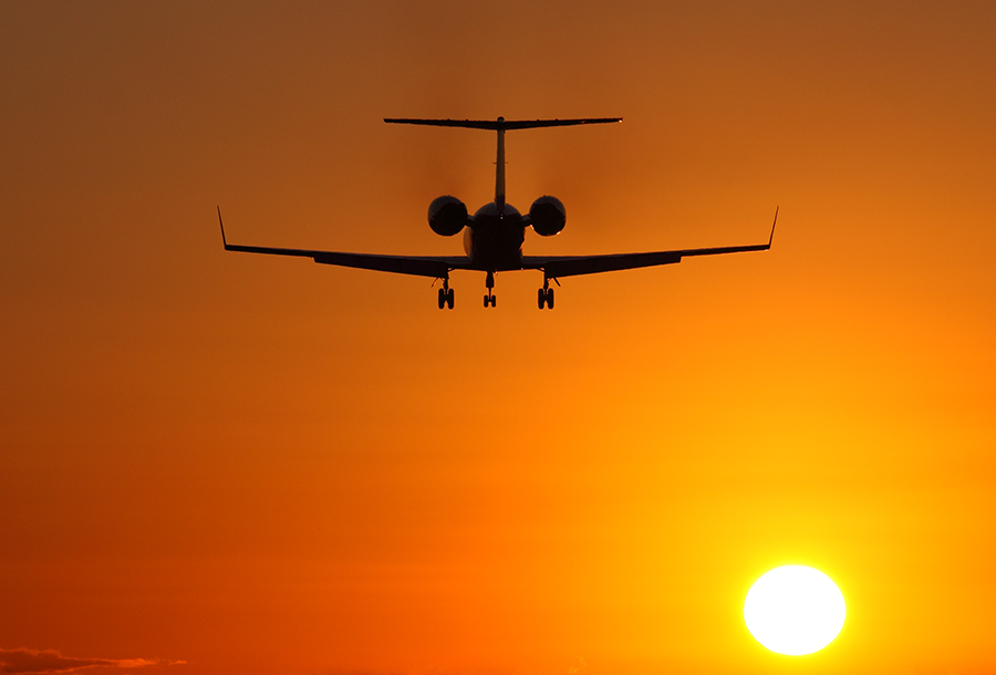 Anflug auf Hamburg...