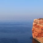 Anflug auf Helgoland