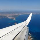 Anflug auf Ibiza