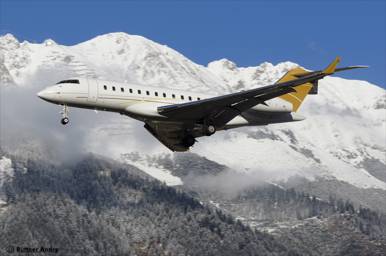 Anflug auf Innsbruck