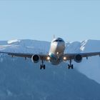 Anflug auf Innsbruck bei Föhn!