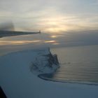 Anflug auf Jan Mayen