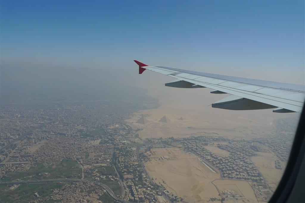 Anflug auf Kairo