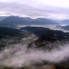 Anflug auf Klagenfurt