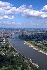 Anflug auf Köln