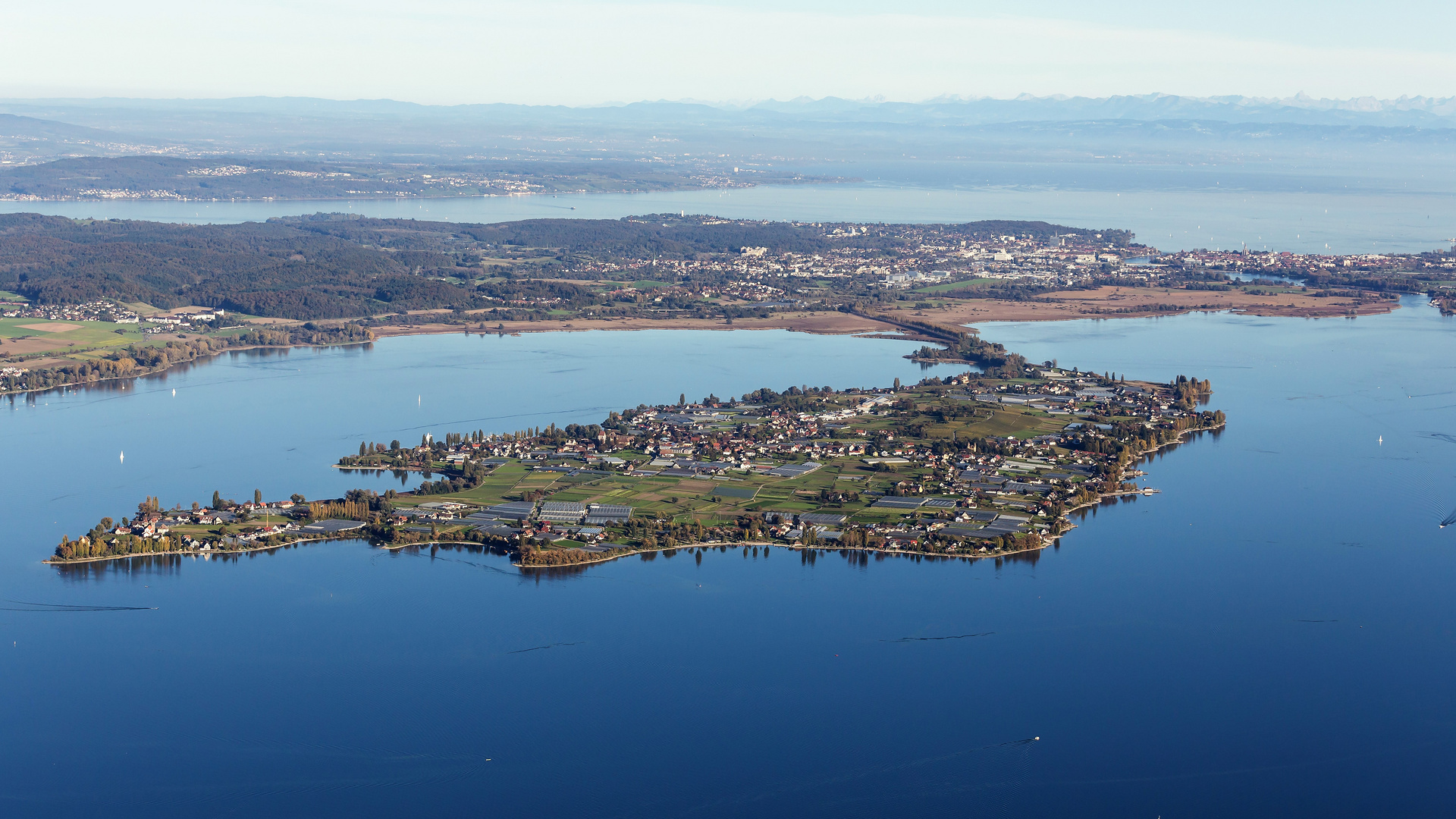 Anflug auf Konstanz