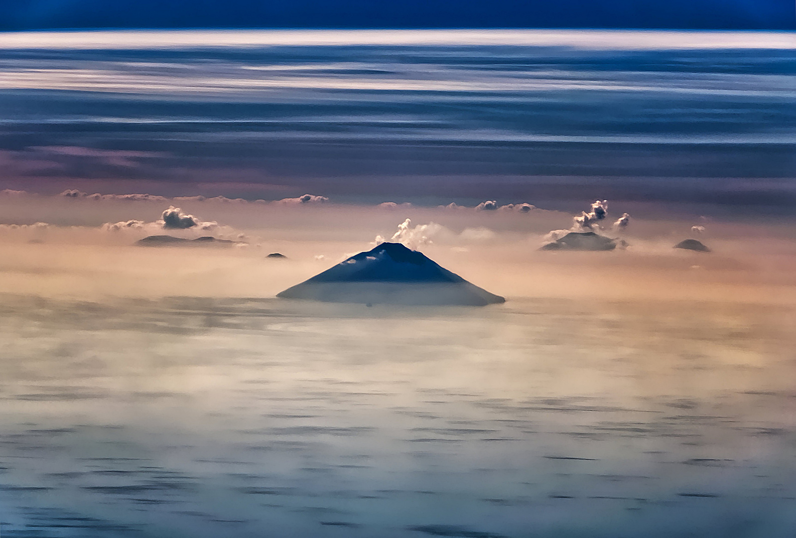 Anflug auf Lamezia Terme