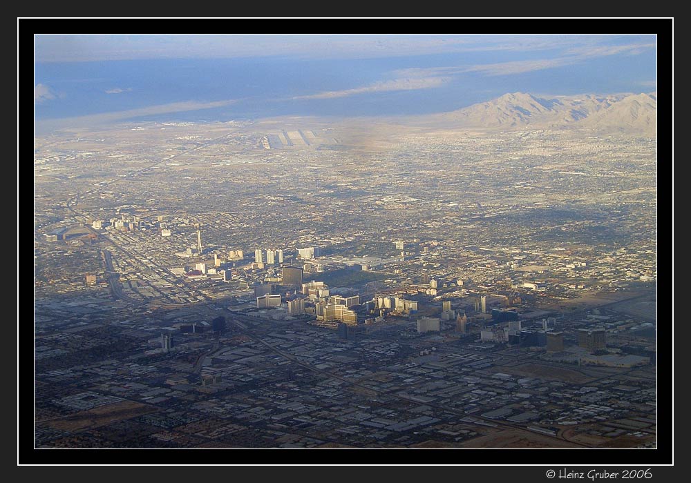 Anflug auf Las Vegas