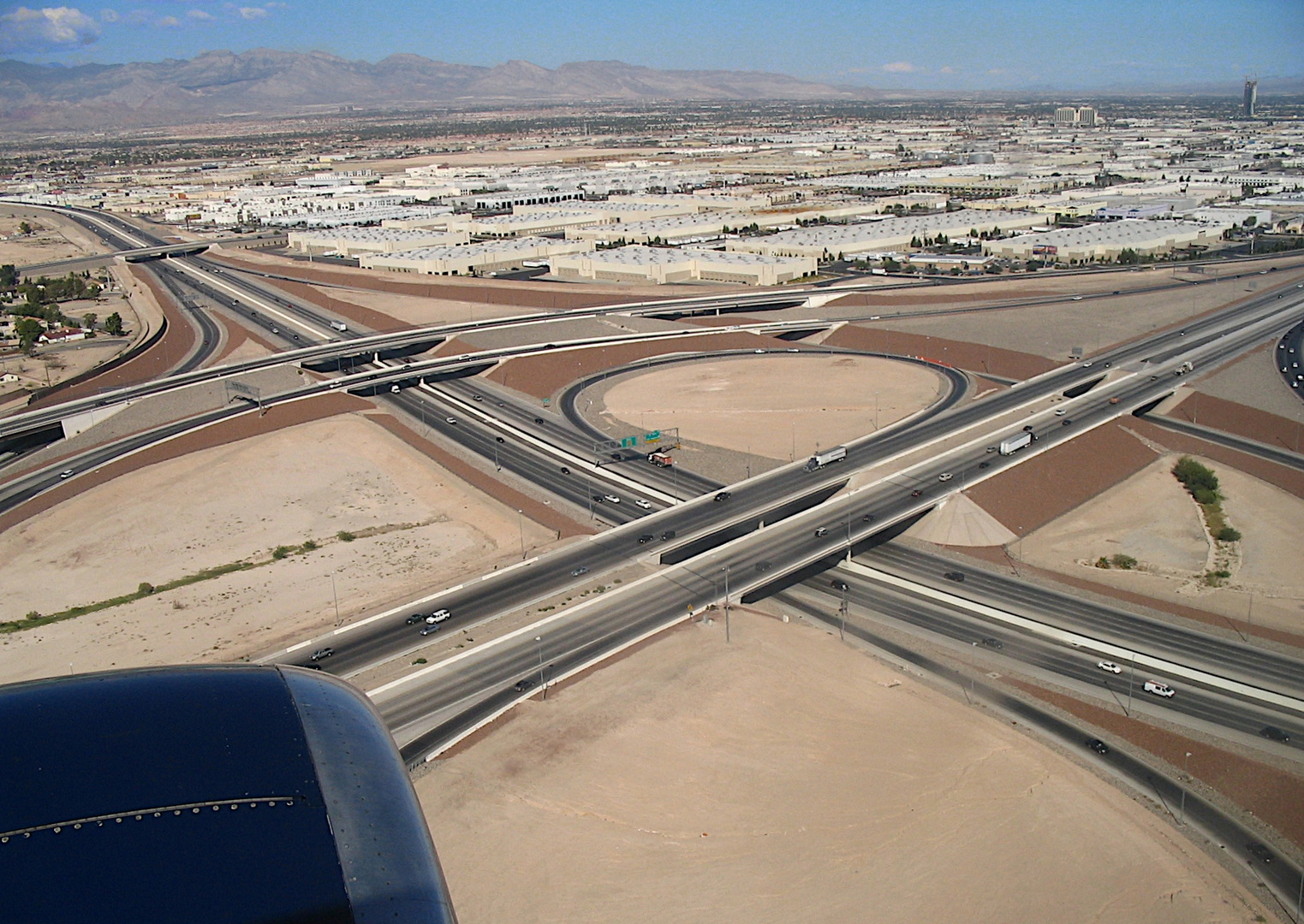 Anflug auf Las Vegas