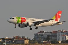 Anflug auf Lissabon