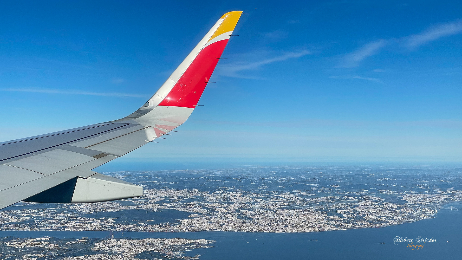 Anflug auf Lissabon