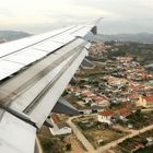 Anflug  auf Lissabon