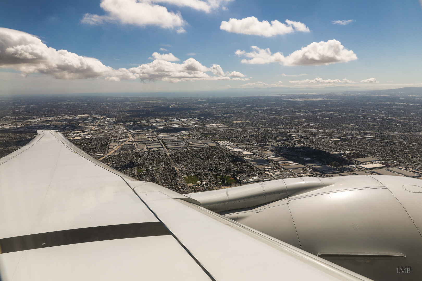 Anflug auf Los Angeles Int'l AP