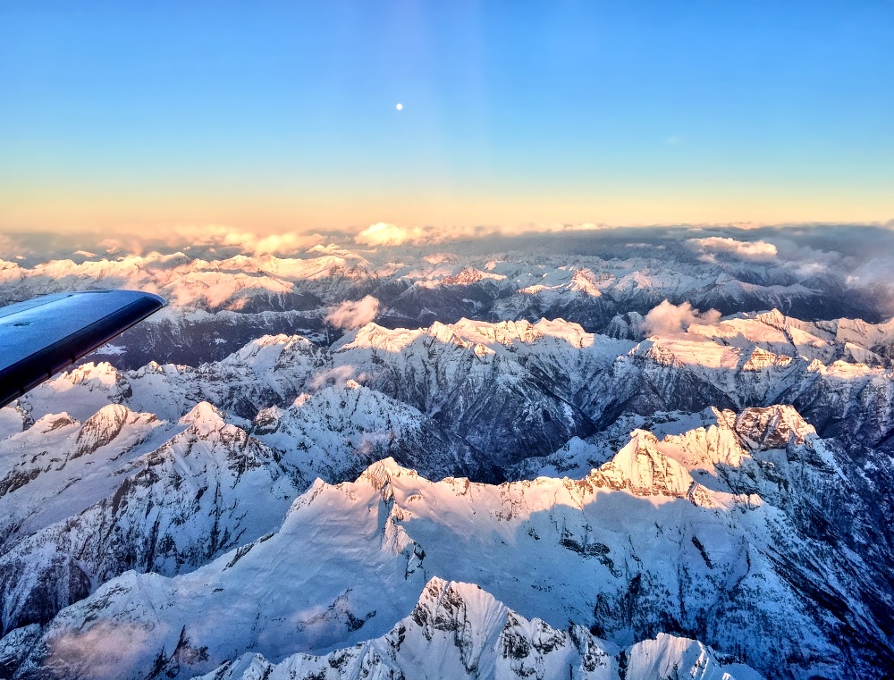 Anflug auf Lugano