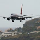 Anflug auf Madeira Airport