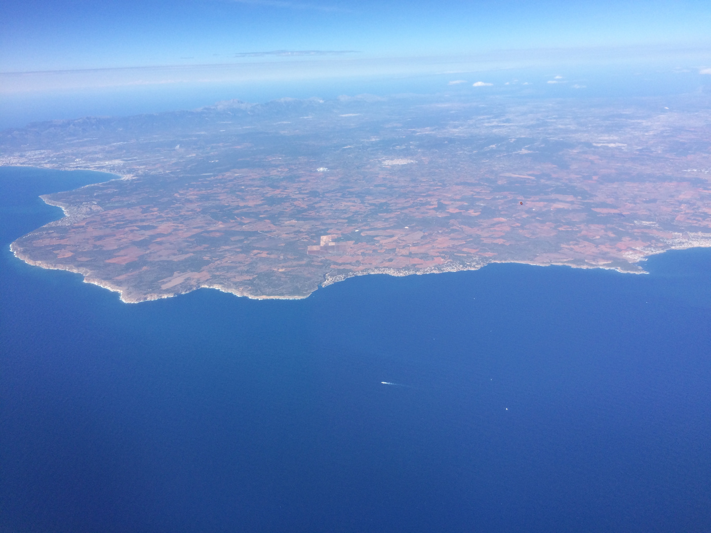 Anflug auf Mallorca 