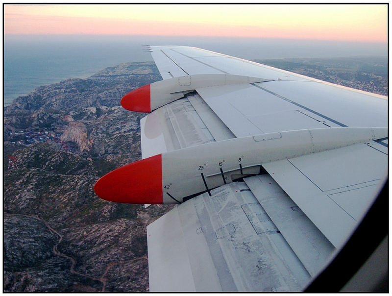 Anflug auf Marseille