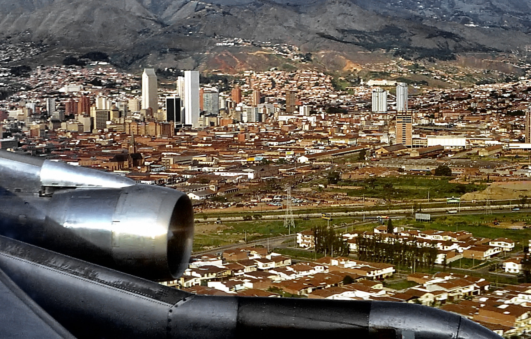 Anflug auf Medellín