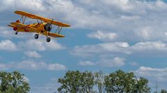 Anflug auf Merzbrück/Aachen