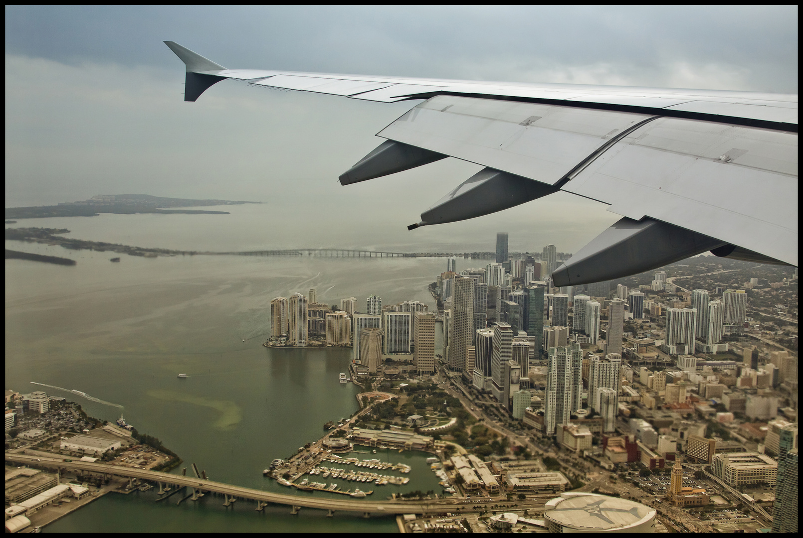 Anflug auf Miami