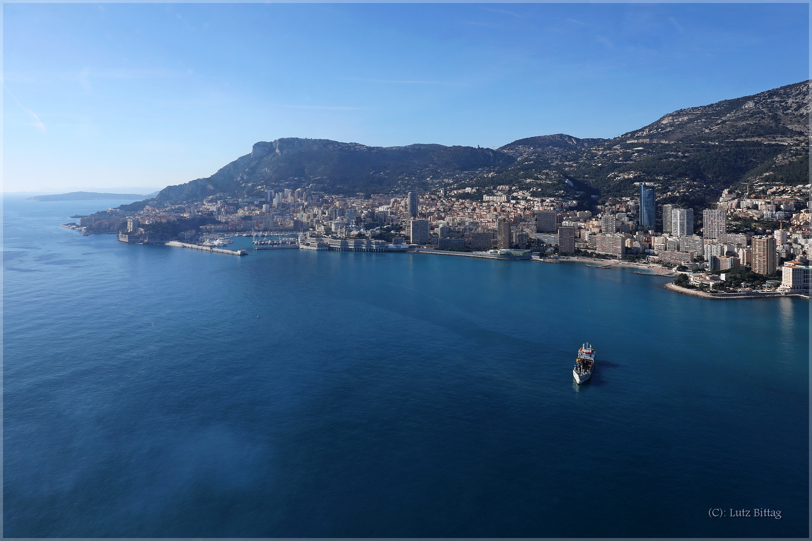 Anflug auf Monaco