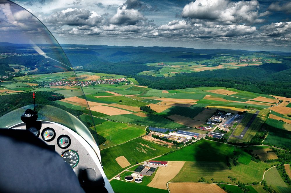 Anflug auf Mosbach