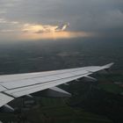 Anflug auf München