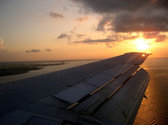 Anflug auf New Orleans