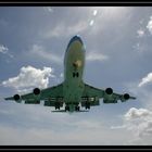 Anflug auf Princess Juliana Airport Sint Maarten