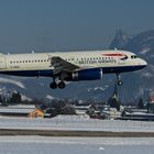 Anflug auf Salzburg (A)