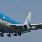 Anflug auf Schiphol.