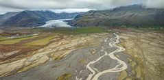 Anflug auf Skaftafell