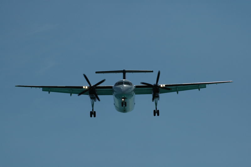 Anflug auf St. Maarten