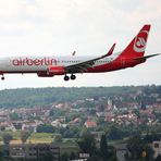 Anflug auf Stuttgart