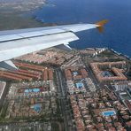 Anflug auf Tenerife Sur Reina Sofía, TFS, 08