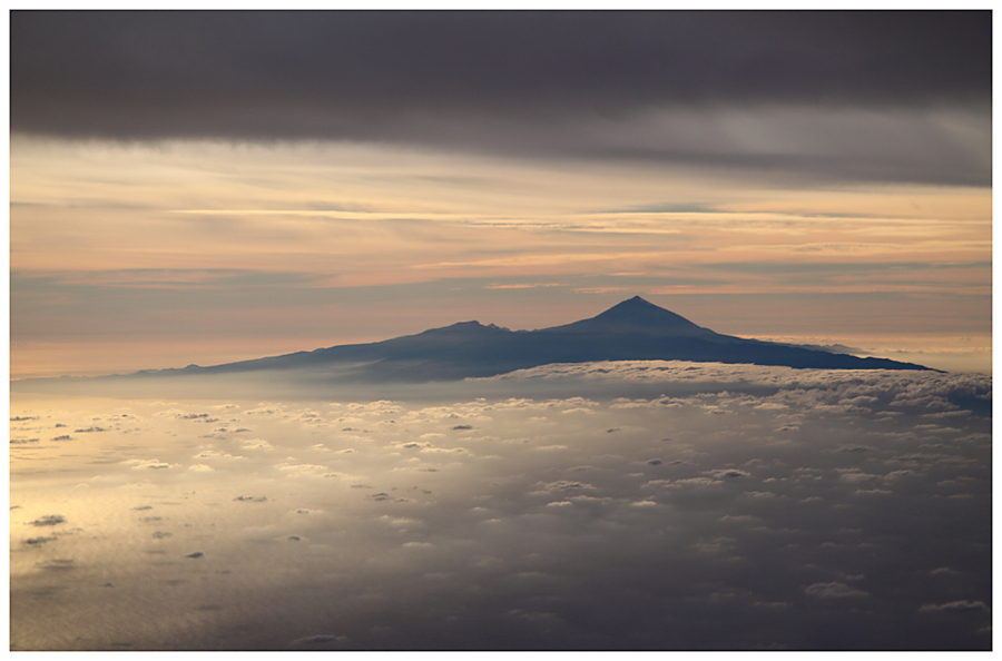 Anflug auf Teneriffa