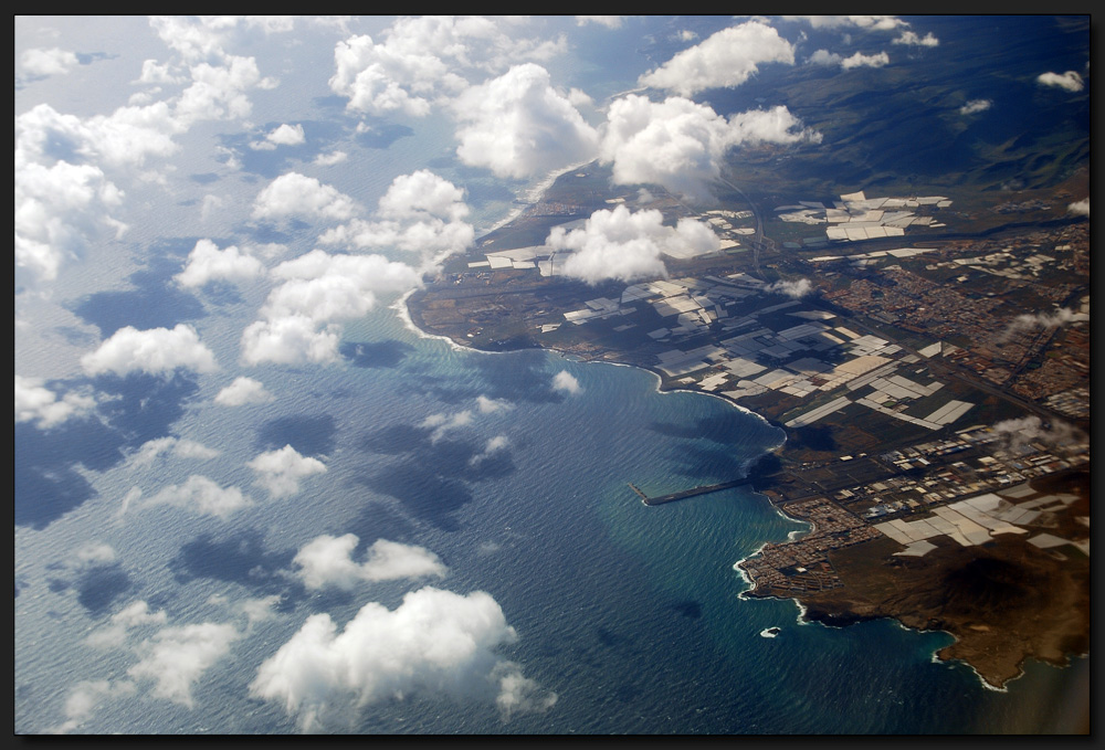 ...Anflug auf Teneriffa...