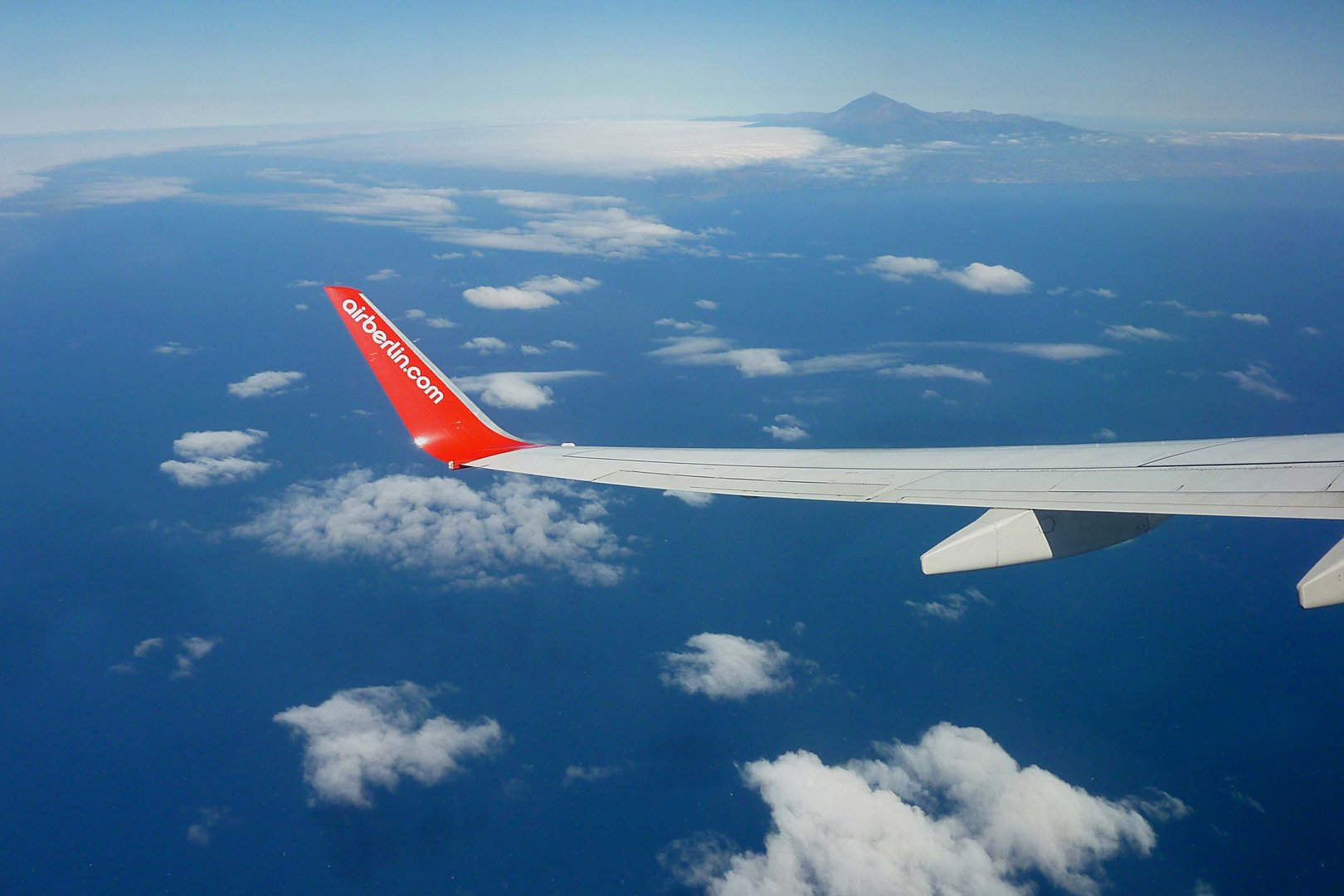 Anflug auf Teneriffa