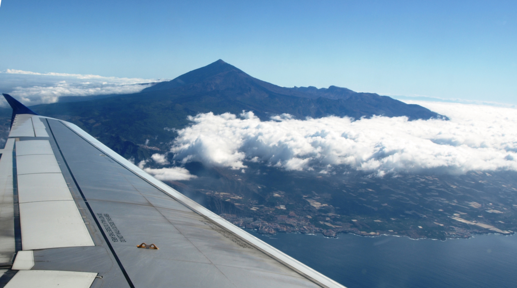 Anflug auf Teneriffa