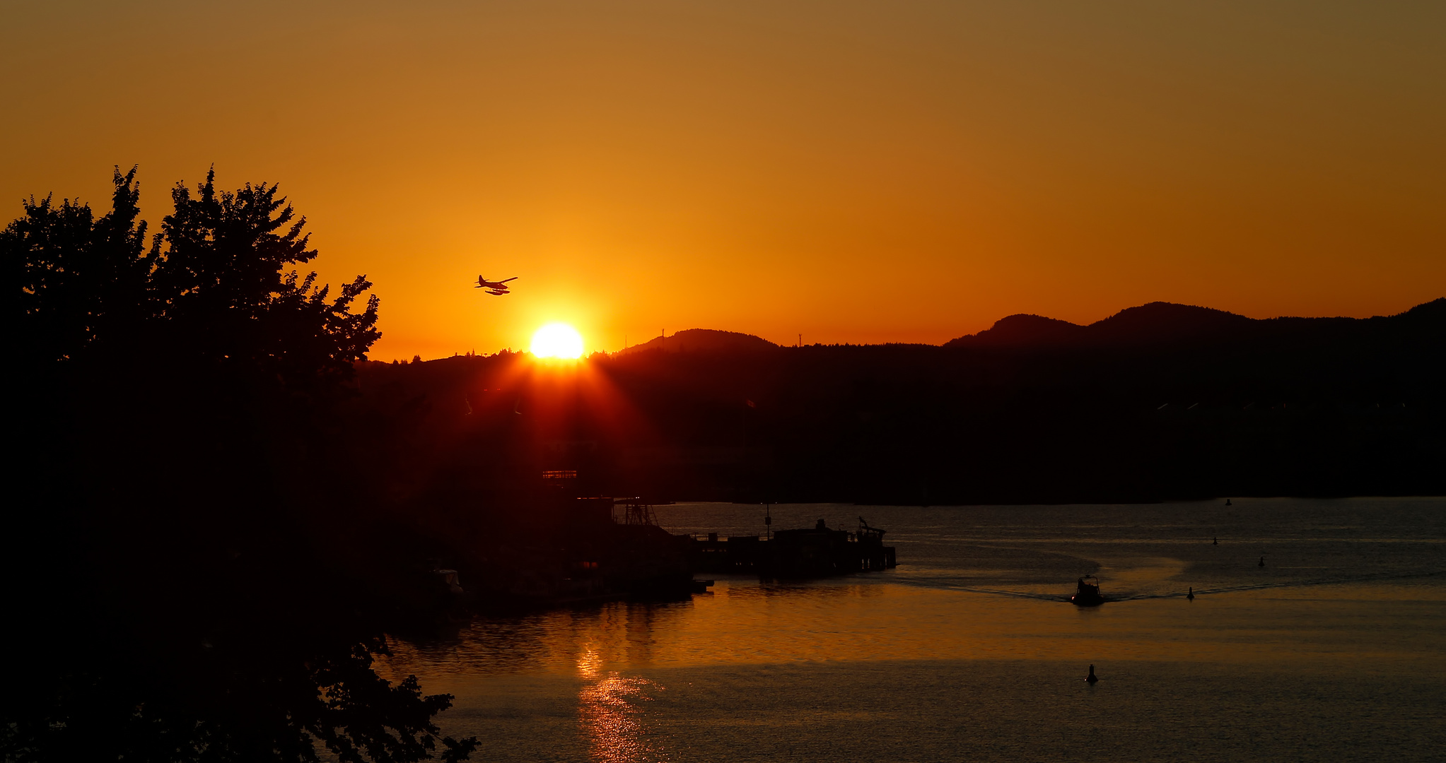 Anflug auf Victoria BC