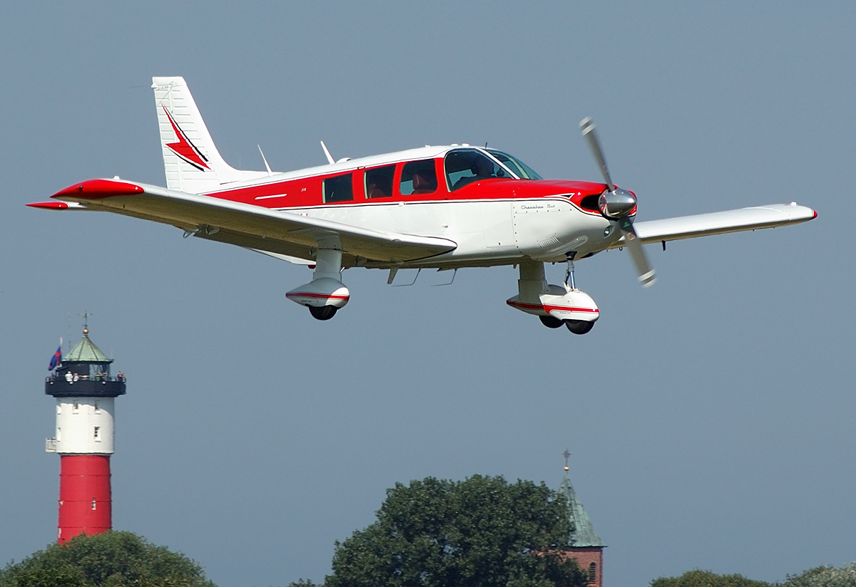 Anflug auf Wangerooge