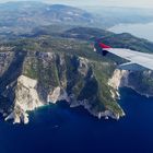 Anflug auf Zakynthos