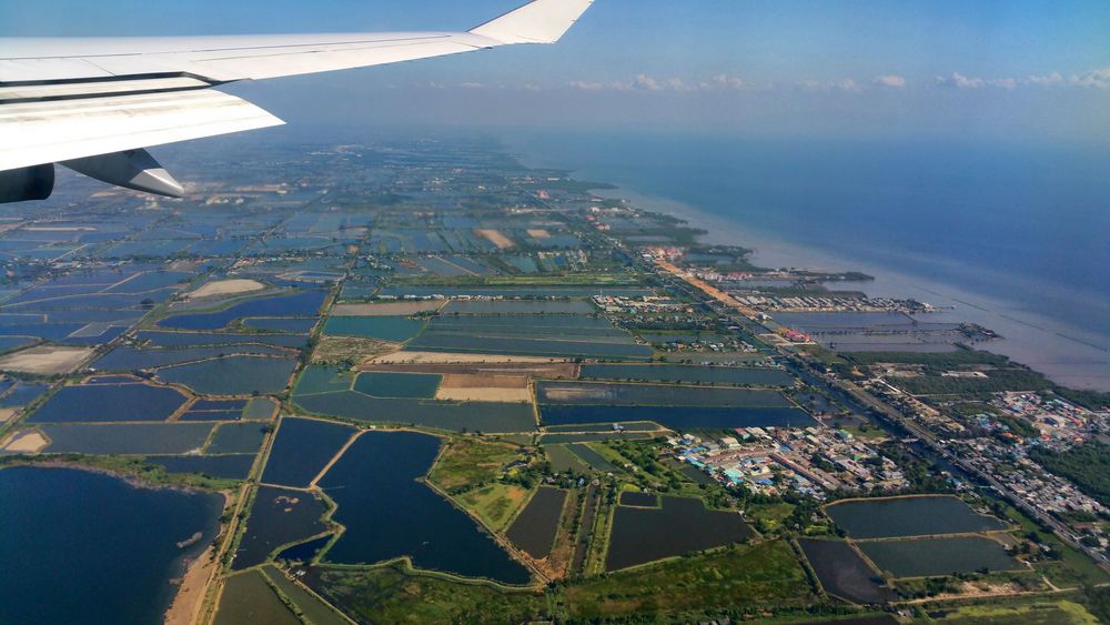 Anflug Bangkok 